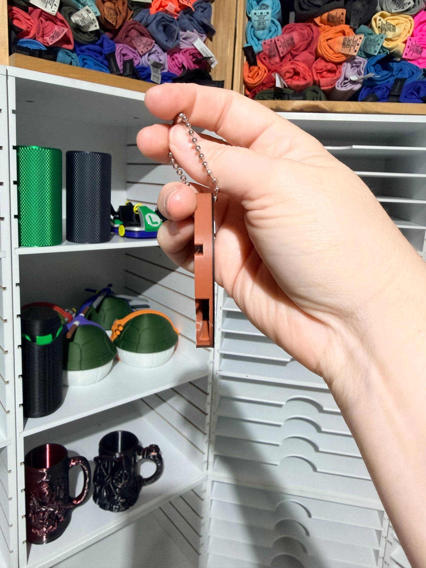 Football - Can Tab Opener Keychain - 3D Printed - Flash Grab Friday