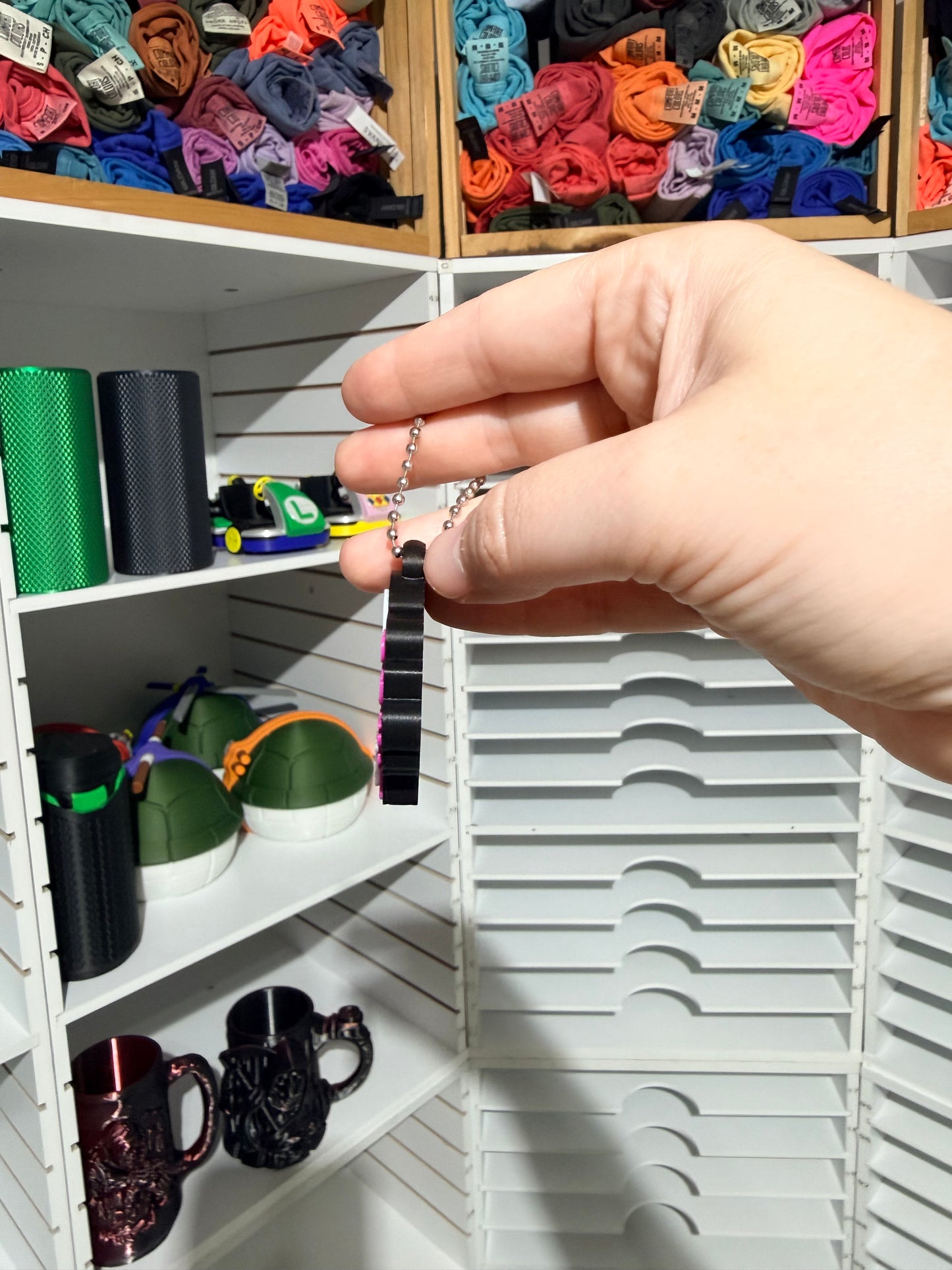 No You Hang Up - Can Tab Opener Keychain - 3D Printed - Flash Grab Friday