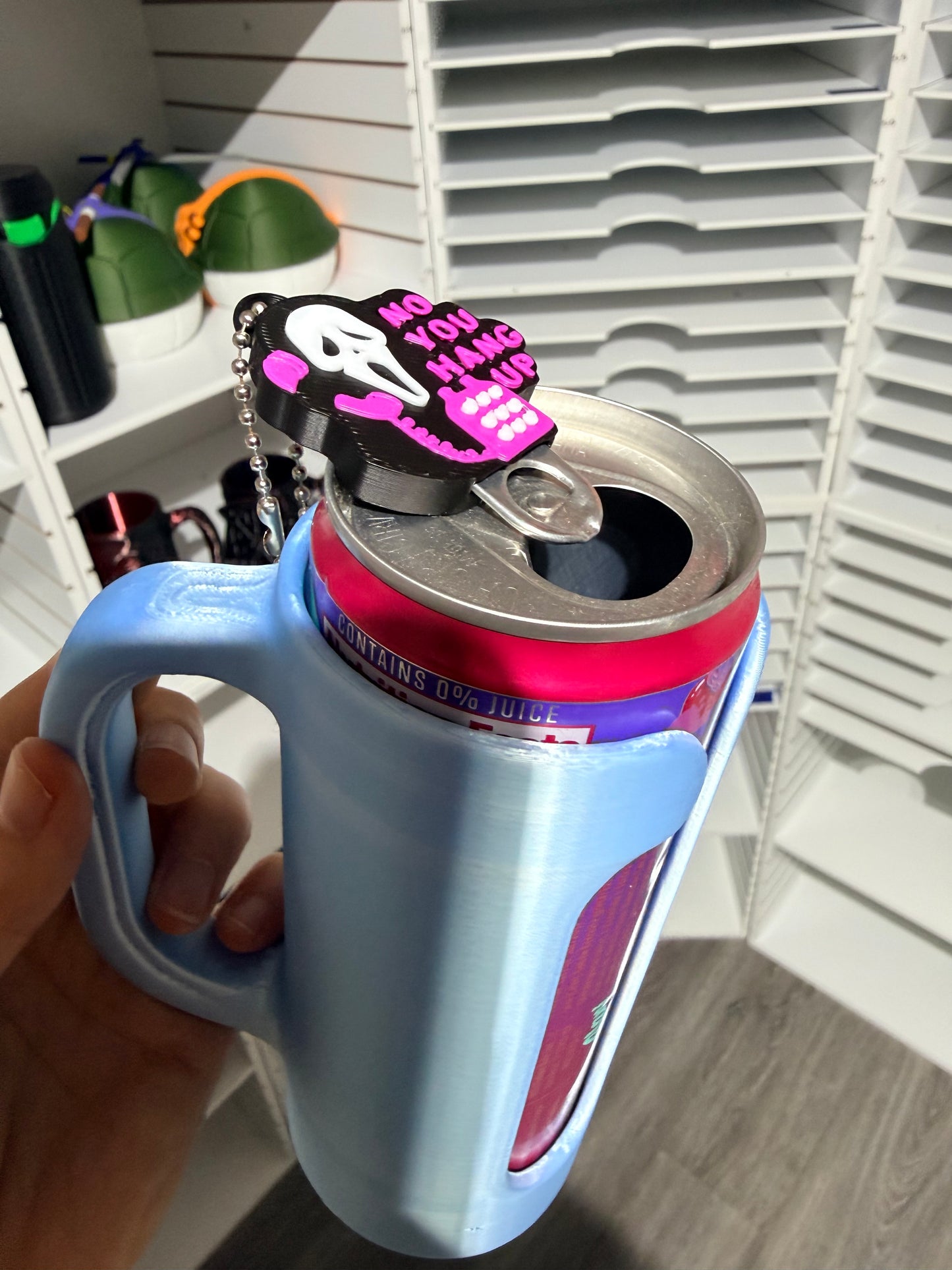 No You Hang Up - Can Tab Opener Keychain - 3D Printed - Flash Grab Friday