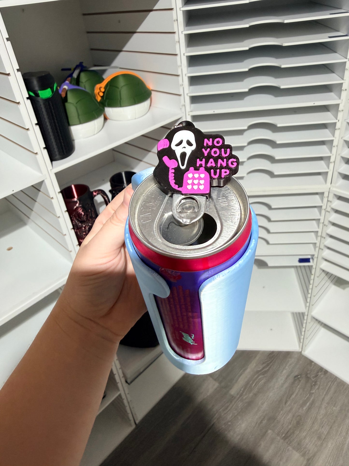 No You Hang Up - Can Tab Opener Keychain - 3D Printed - Flash Grab Friday