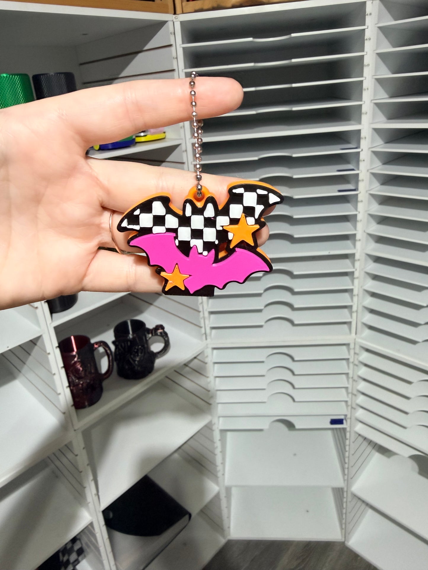 Completely Batty - Can Tab Opener Keychain - 3D Printed - Flash Grab Friday