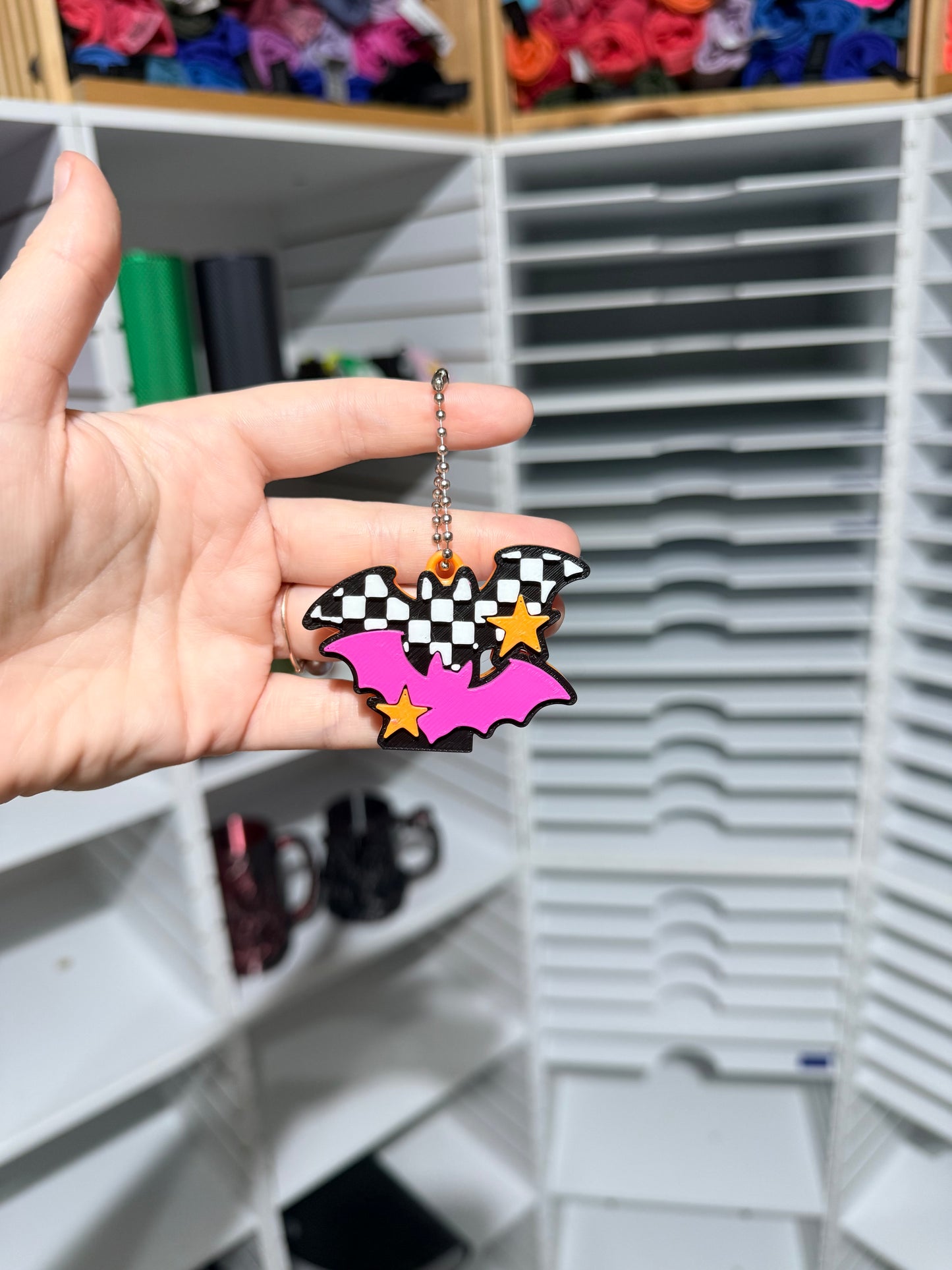 Completely Batty - Can Tab Opener Keychain - 3D Printed - Flash Grab Friday