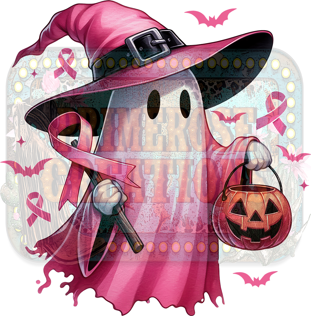 In October We Wear Pink Ghostie With Pocket