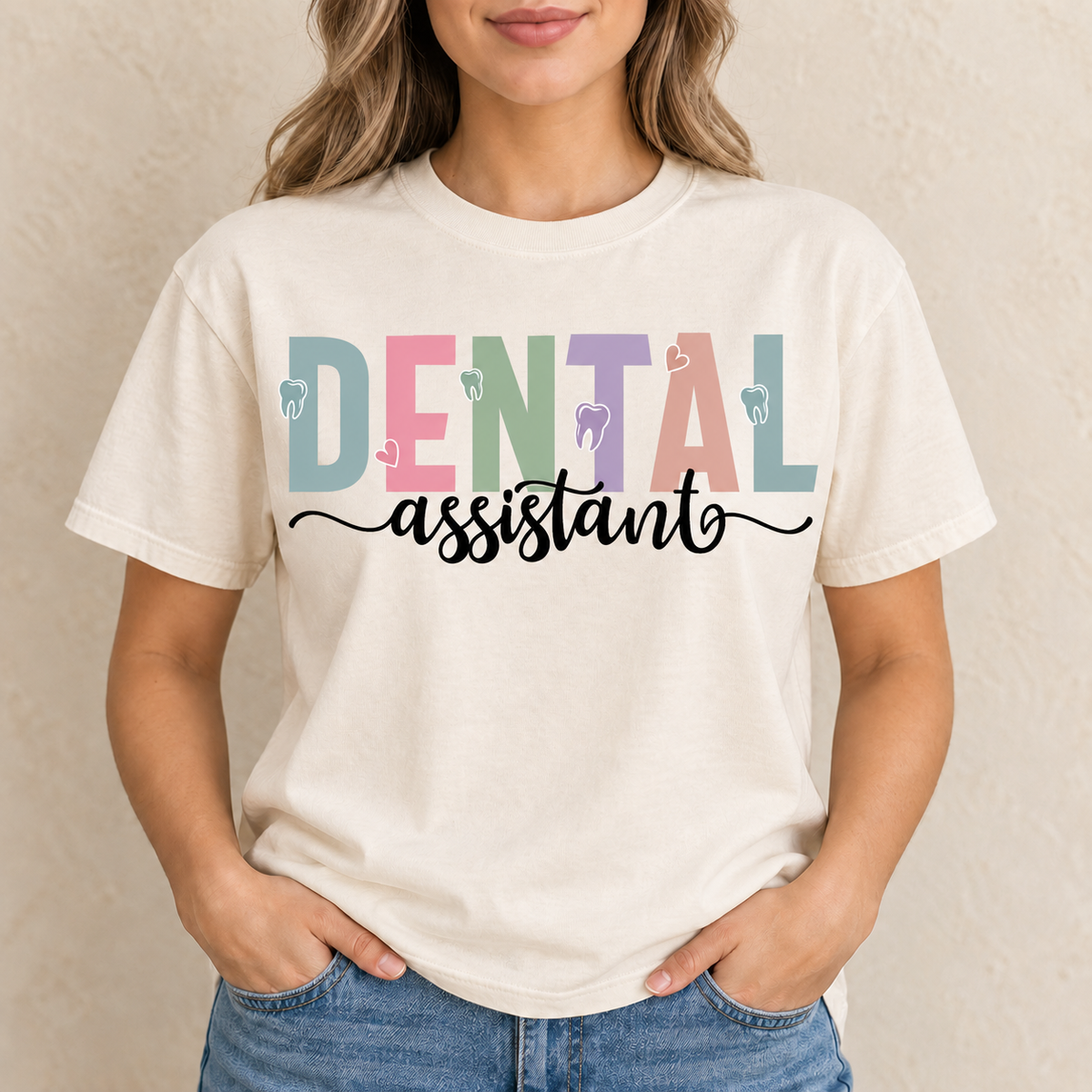 Dental Assistant- Full Color DTF TRANSFER
