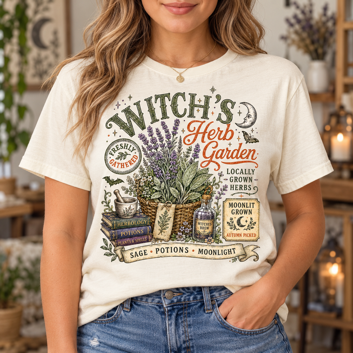 Witches Herb Garden - Full Color DTF TRANSFER