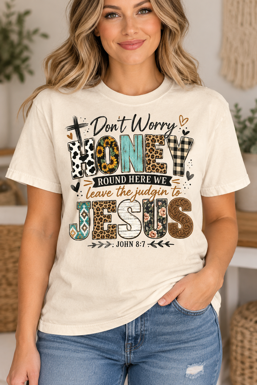 Dont Worry Honey - DTF Transfer - 2 to 5 business days