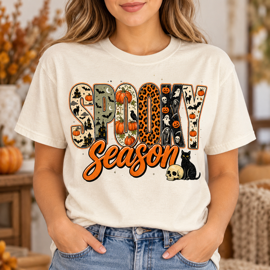 Halloween Spooky Season- Full Color DTF TRANSFER