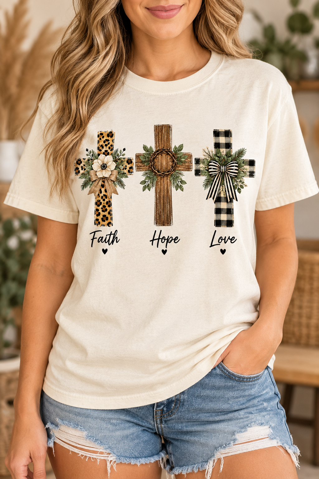 Brushstroke Cross Trio - DTF Transfer - 2 to 5 business days