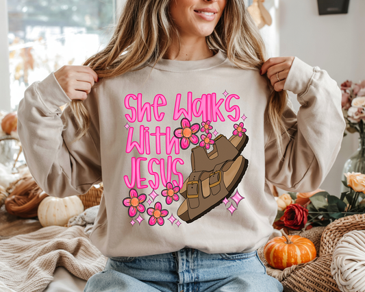 Jesus Sandals - Full Color DTF Transfer