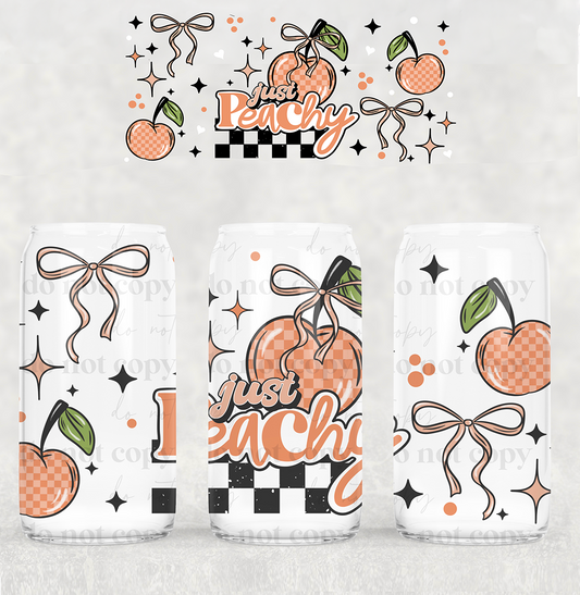 Just Peachy- 16 oz UVDTF Wrap -RTS