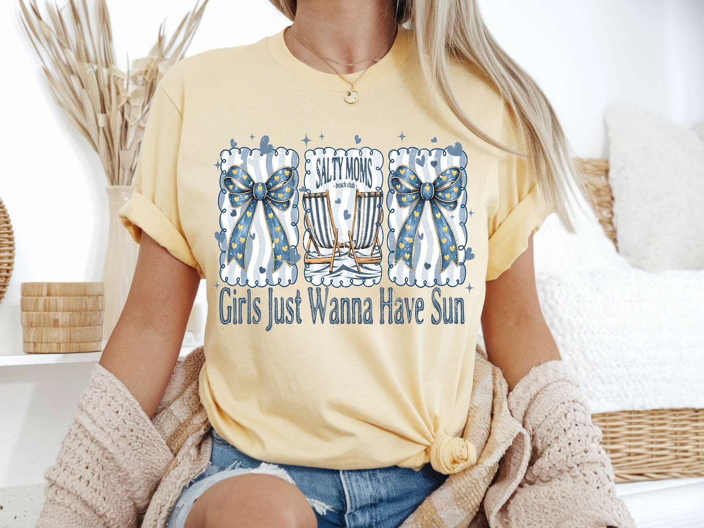 Just Wanna Have Sun - Full Color - DTF Transfer - 2-5 Business Days