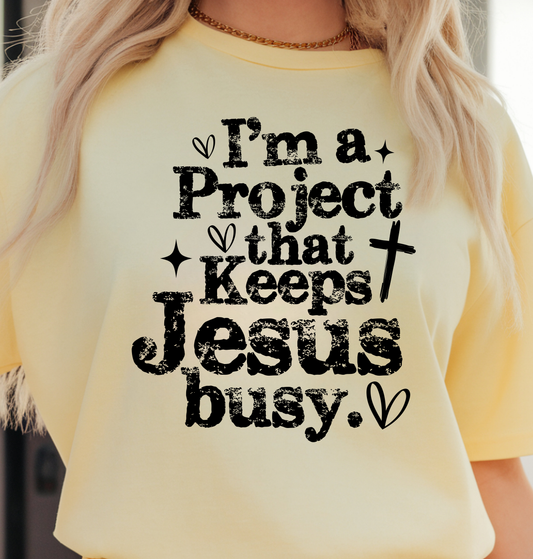 Keep Jesus Busy - Full Color - DTF Transfer - 2-5 Business Days