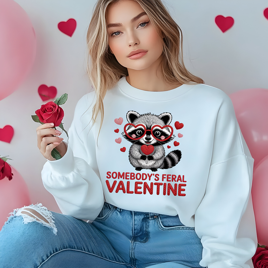 Knitted Raccoon Feral-Full Color -DTF Transfer-WHOLESALE