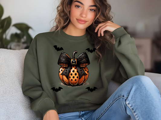 Laced Bow Pumpkin- DTF Transfer