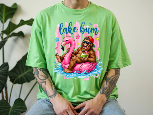 Lake Bum Squatch - Full Color - DTF Transfer - Flash Grab Friday