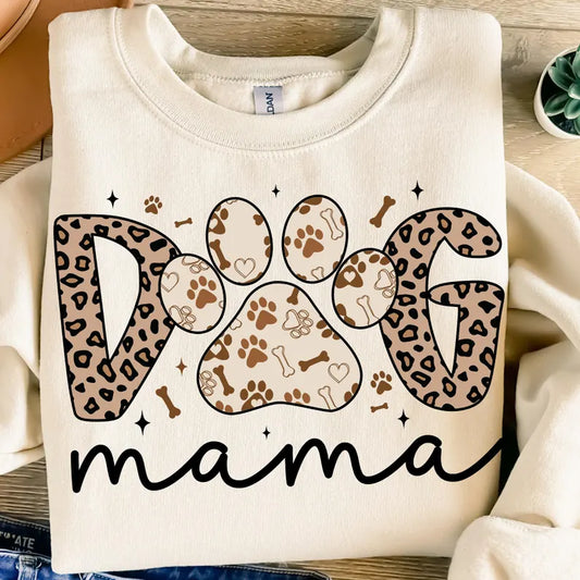 Leopard Dog Mama-Full Color DTF Transfer - RTS#14