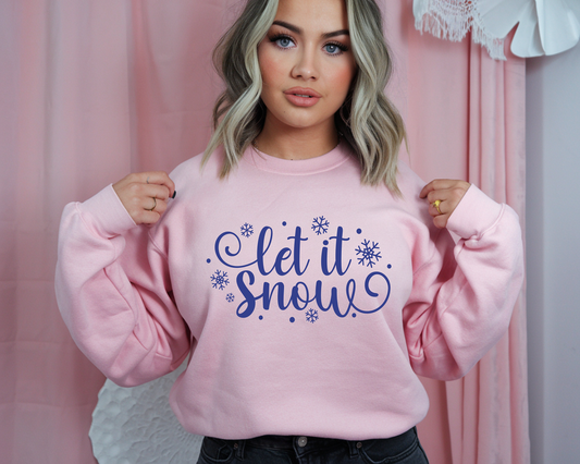 Let it snow-Full Color-DTF TRANSFER-2-5 Business Days