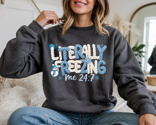 Literally Freezing-Full Color-DTF Transfer-2-5 Business Days