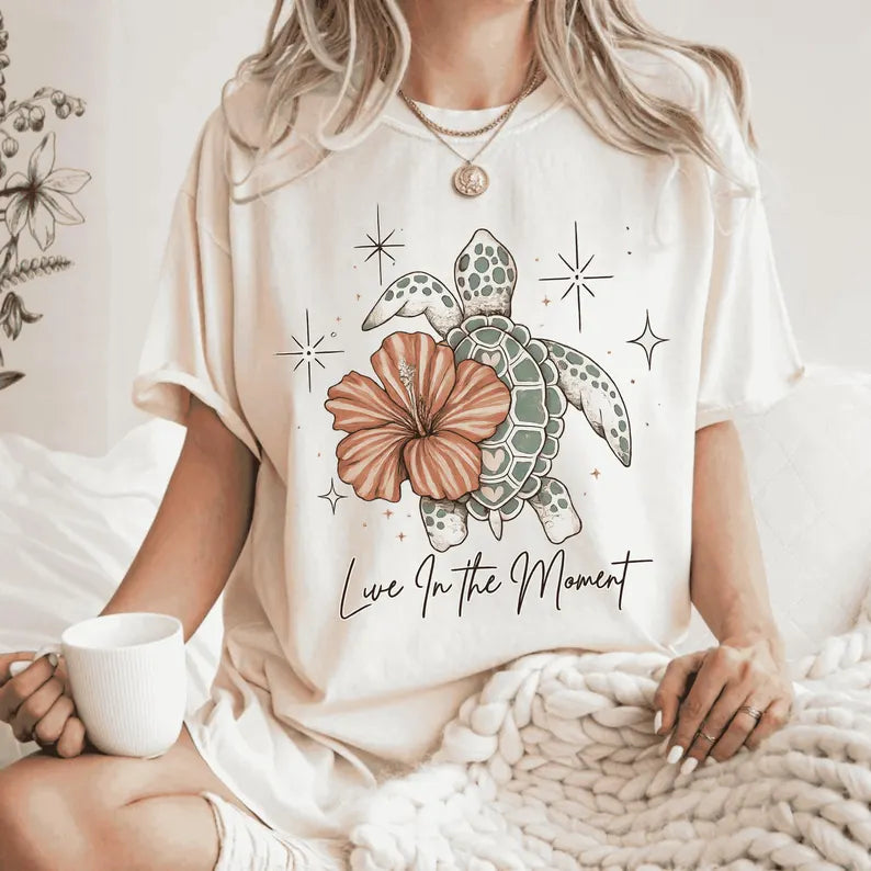 Live in the Moment - Full Color - DTF Transfer - Thrifty Thursday