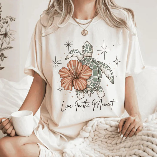 Live in the Moment - Full Color - DTF Transfer - Flash Grab Friday