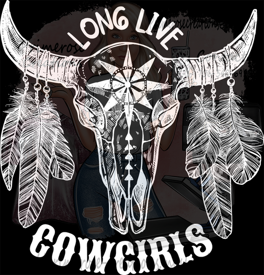 Long Live Cowgirls White