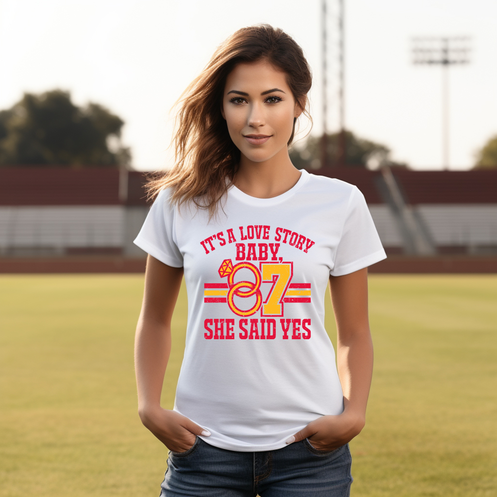It's A Love Story- Full Color DTF Transfer - Friday New Releases