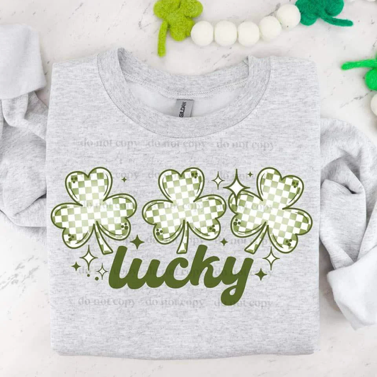 Lucky Shamrocks - DTF TRANSFER -