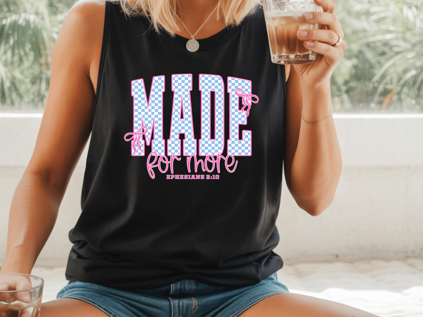 Made For More Checker - Full Color - DTF Transfer - 2-5 Business Days