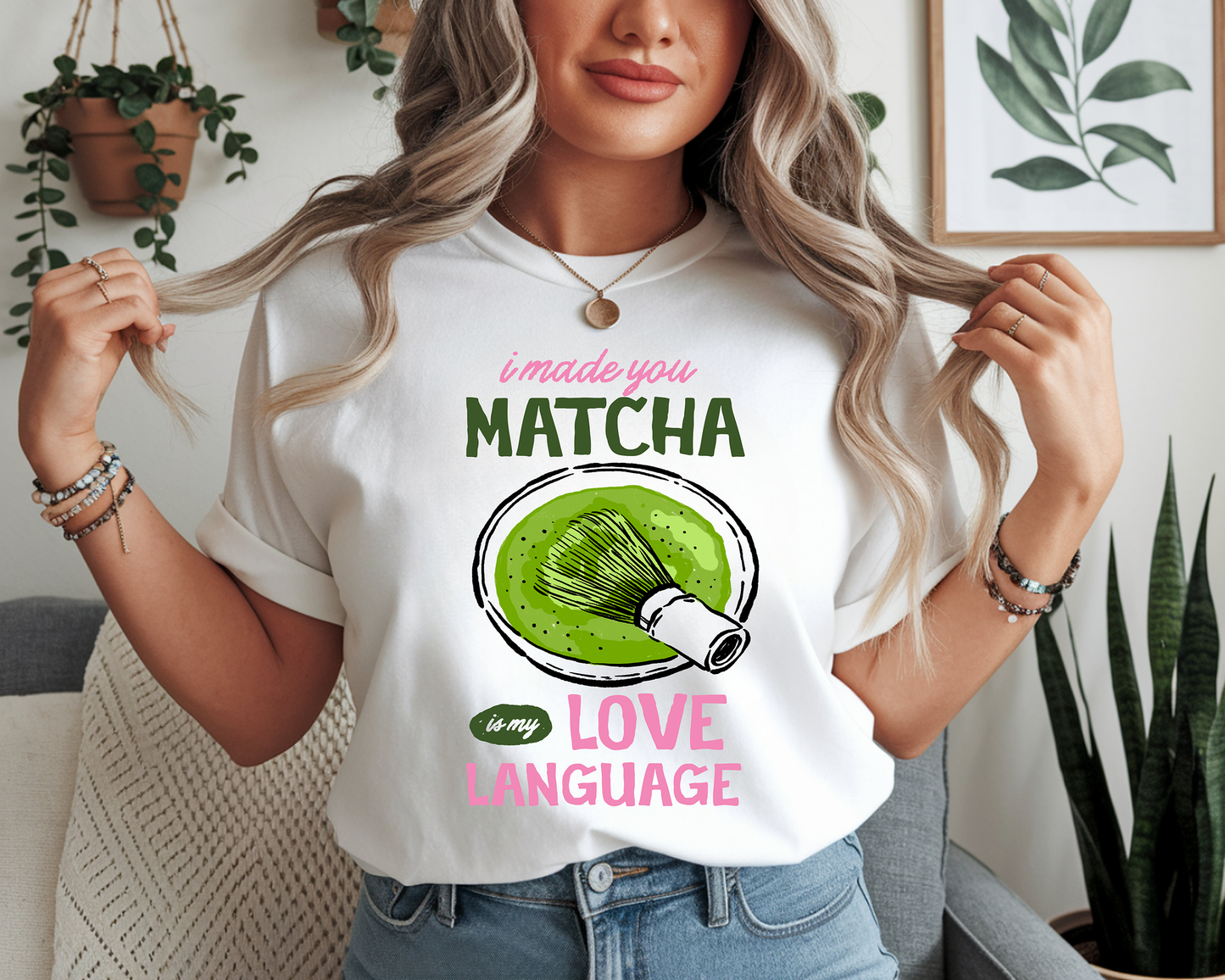 Matcha is Love Language -Full Color-DTF Transfer-WHOLESALE