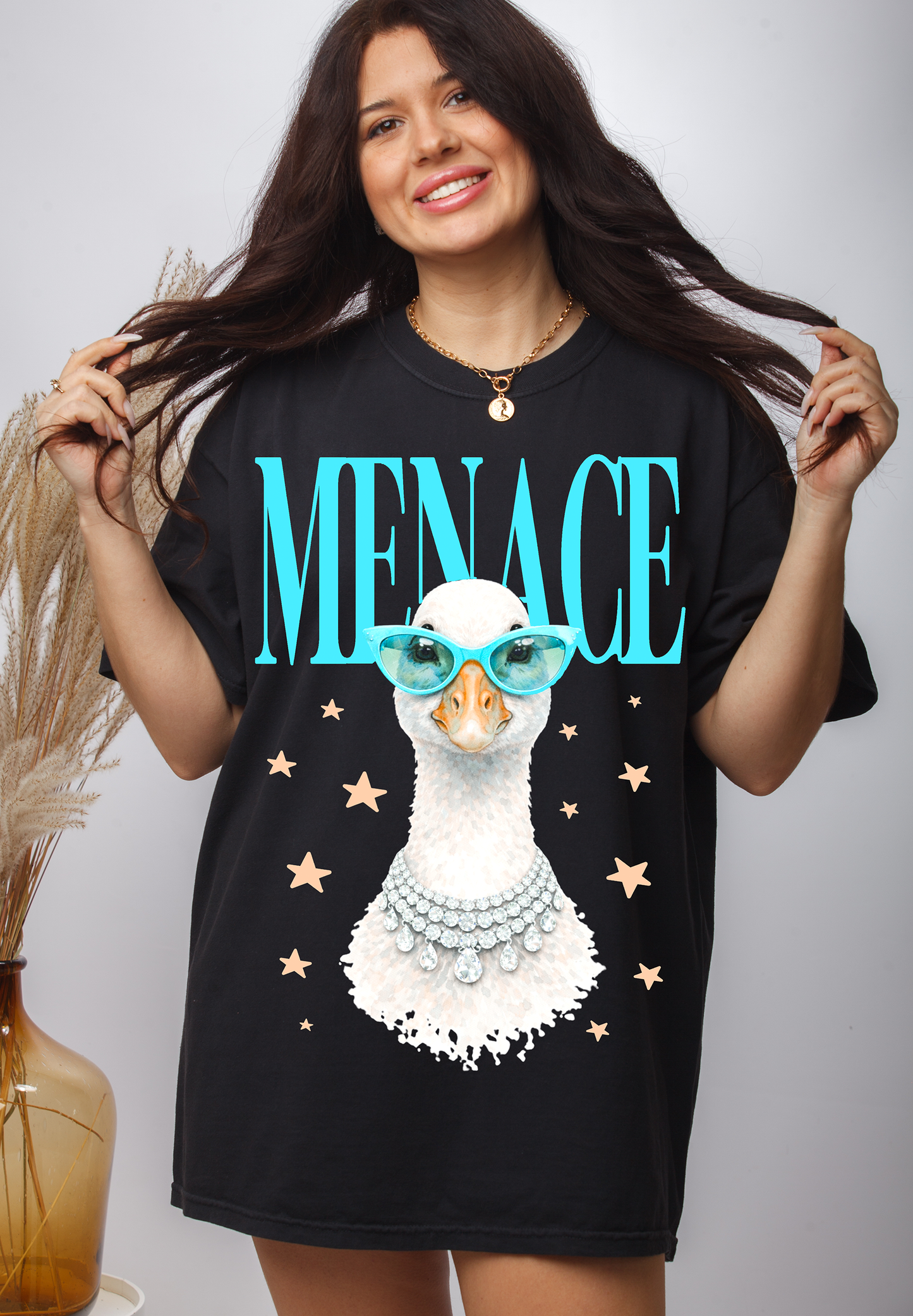 Menace Goose - Full Color - DTF Transfer - 2-5 Business Days