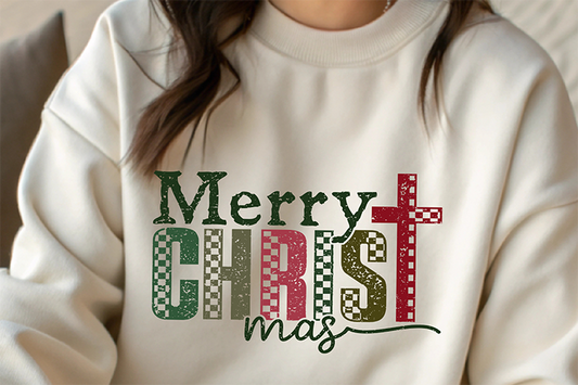 Merry Christ -Full Color-DTF TRANSFER-2-5 Business Days