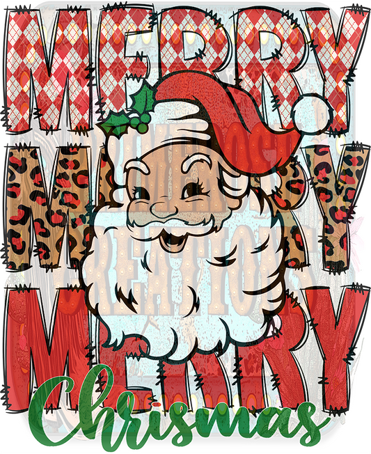 Merry Santa Red
