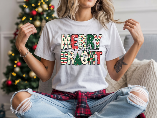 Merry and Bright Colors-Full Color-DTF TRANSFER-2-5 Business Days