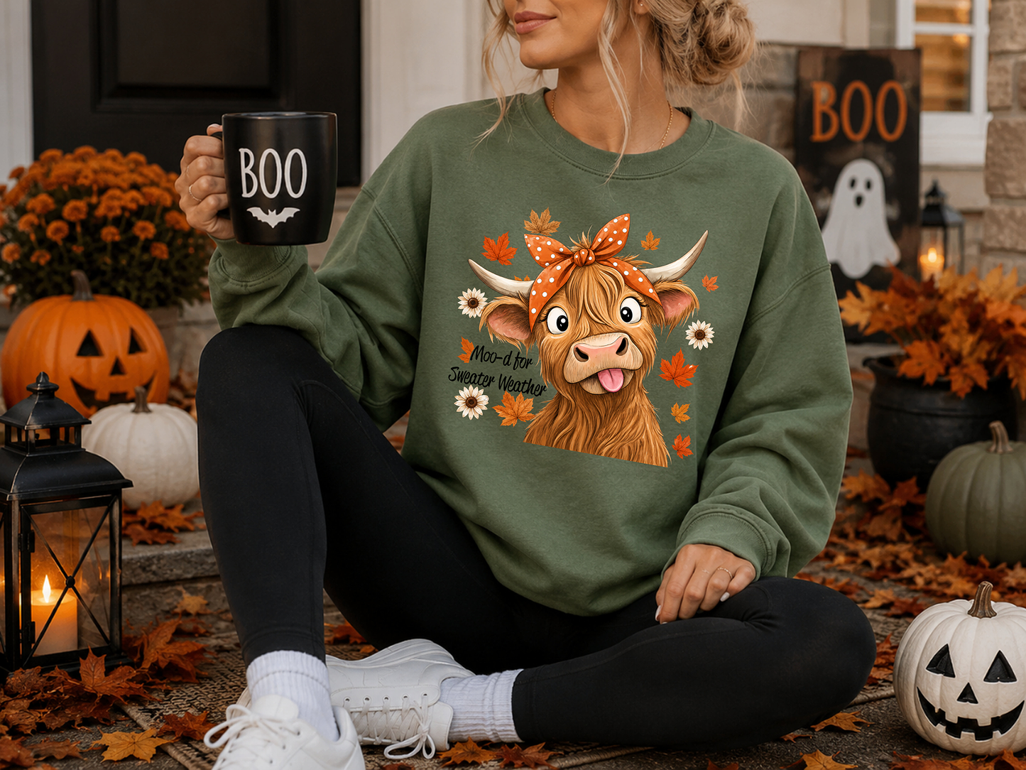 Moo-D For Sweater Weather - Full Color DTF Transfer - Grab It Tuesday