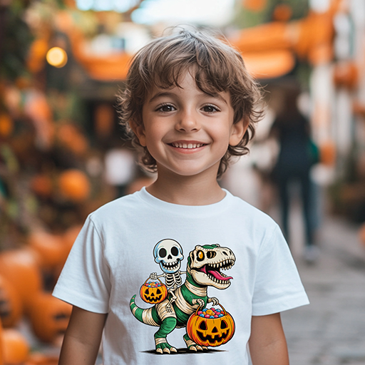 Mummy Dinosaur T Rex-Youth-DTF Transfer
