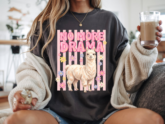 No More Drama - Full Color - DTF Transfer - WHOLESALE