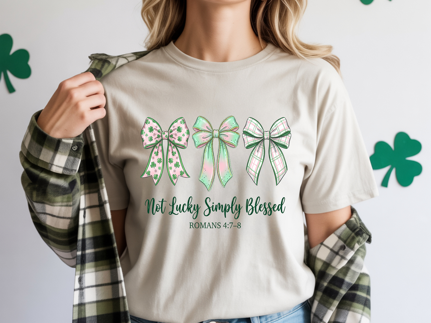 Not Lucky Simply Blessed-Full Color-DTF Transfer-2-5 Business Days