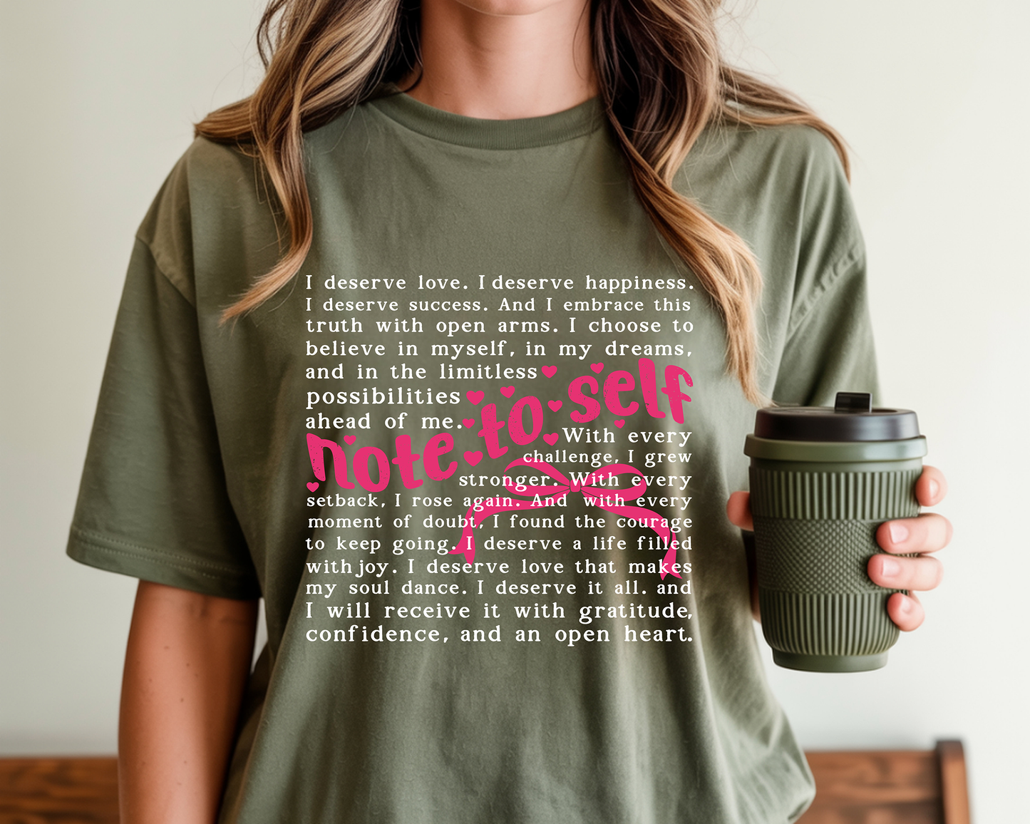 Note To Self (White)-Full Color-DTF Transfer-2-5 Business Days