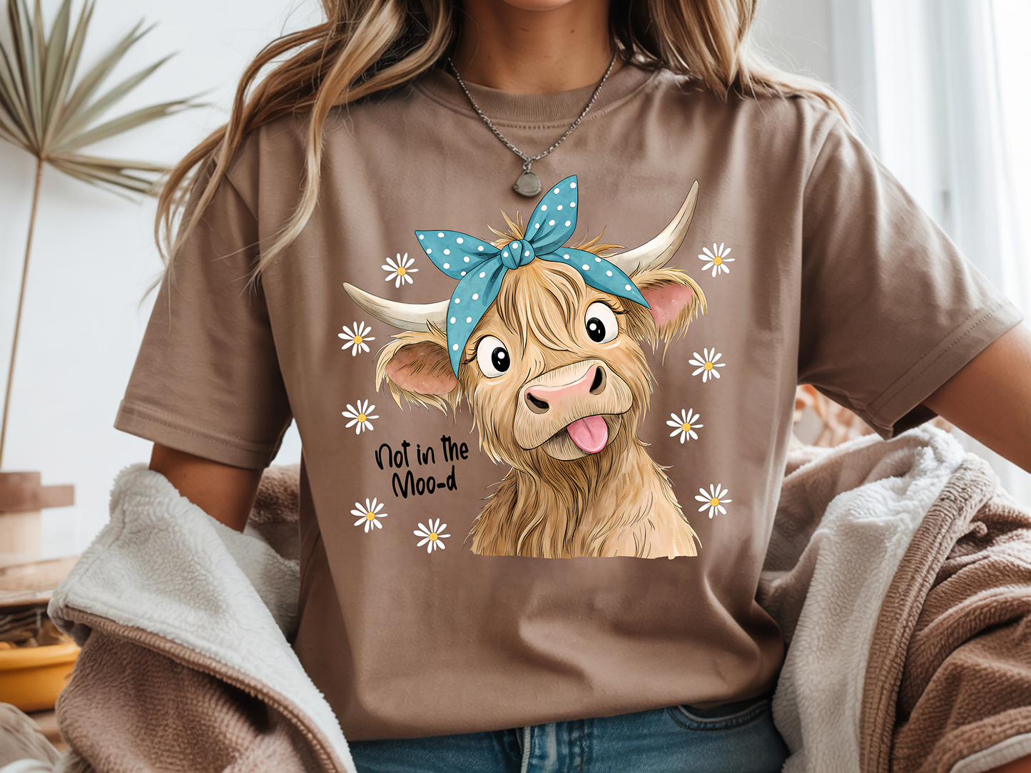 Not In The Moo-D - Full Color DTF Transfer - Grab It Tuesday