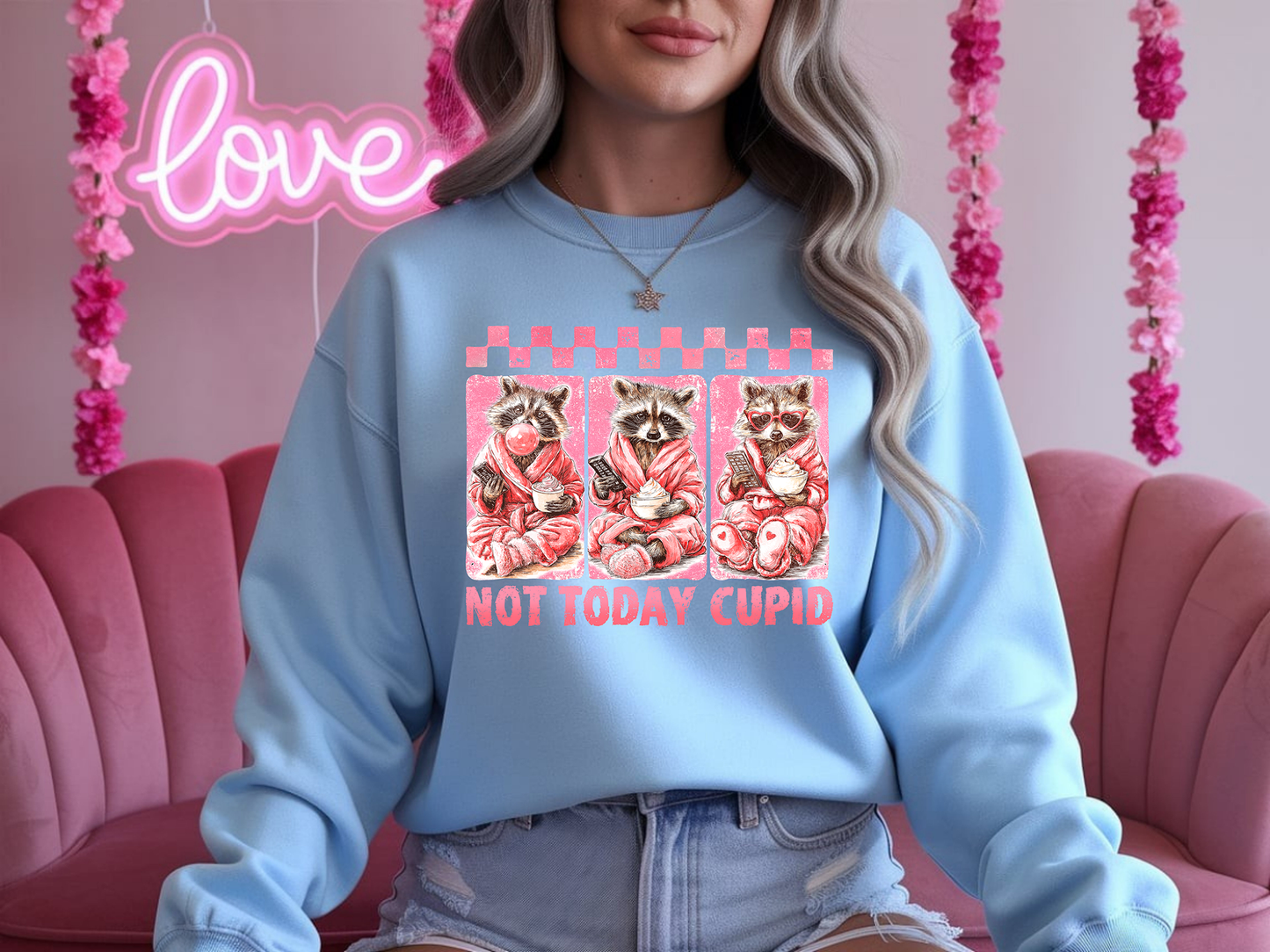 Not today cupid -Full Color DTF Transfer - RTS#A7