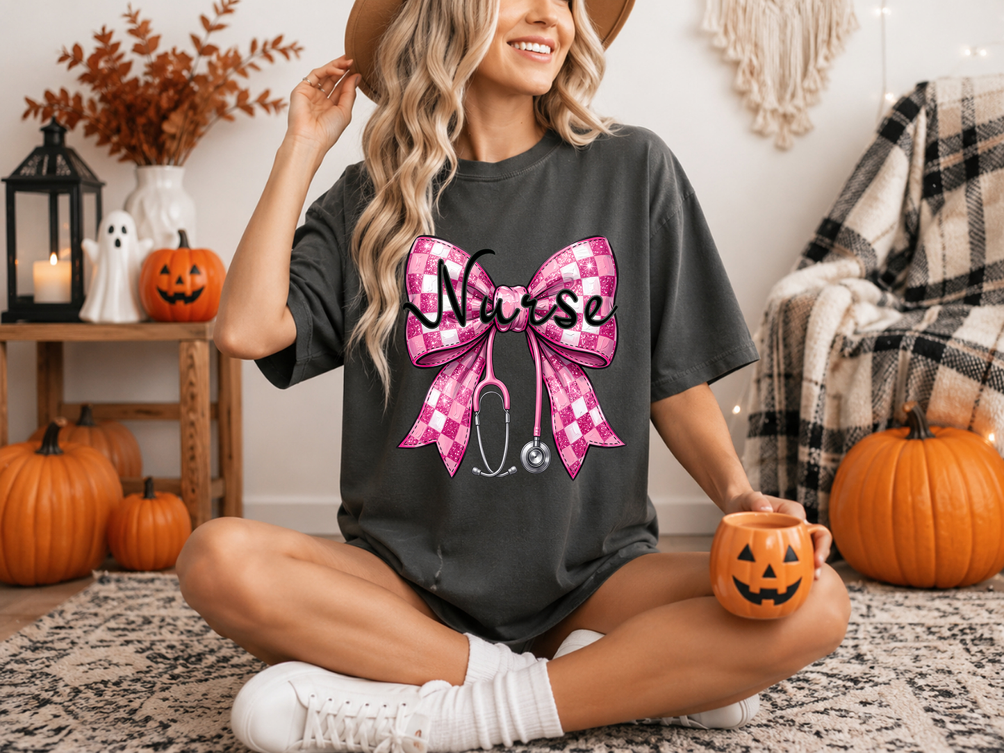 Nurse Painted Coquette - Full Color DTF Transfer - Grab It Tuesday