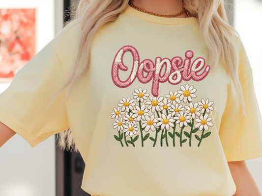 Oopsie Dasiy - Full Color - DTF Transfer - Flash Grab Friday