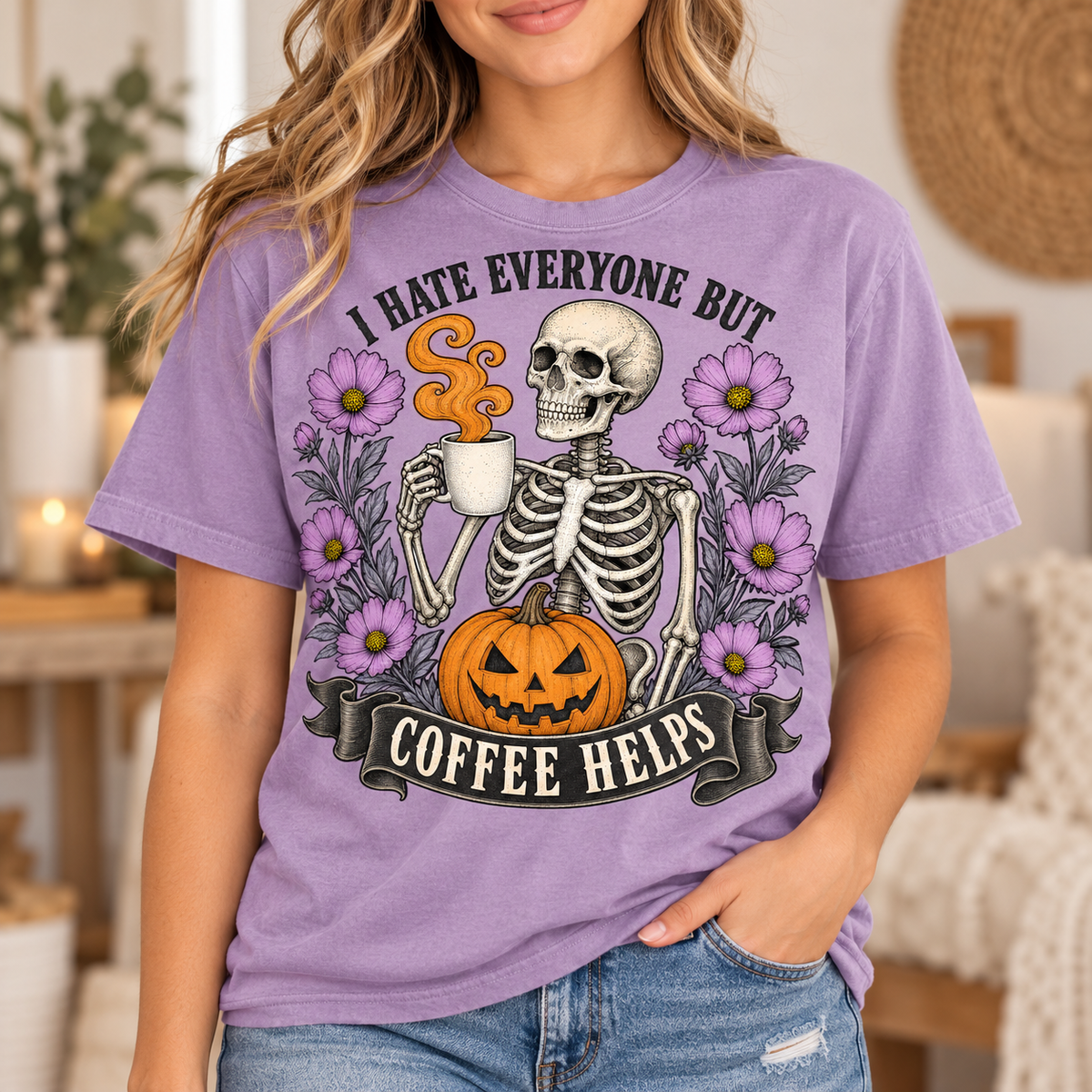 Halloween Coffee- Full Color DTF TRANSFER