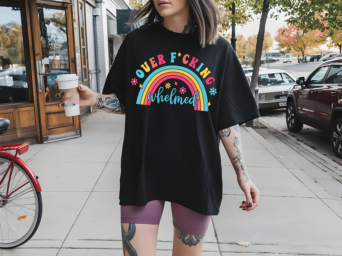 Over Fckg Whelmed - DTF TRANSFER