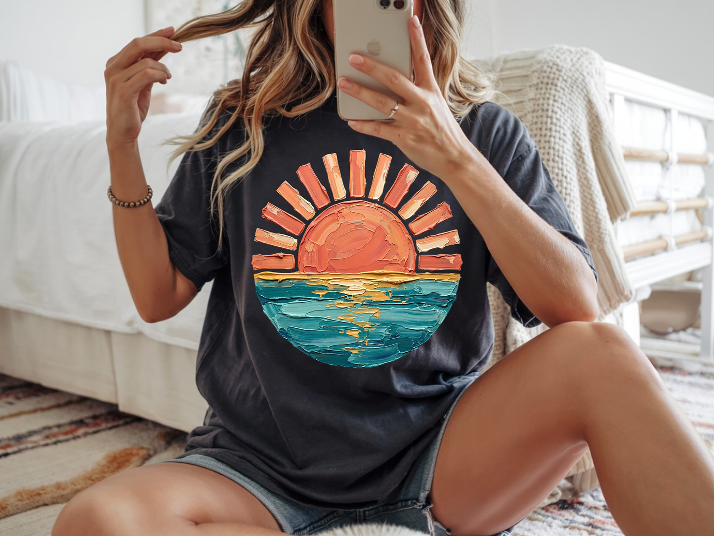Painted Sunset - Full Color - DTF Transfer - WHOLESALE