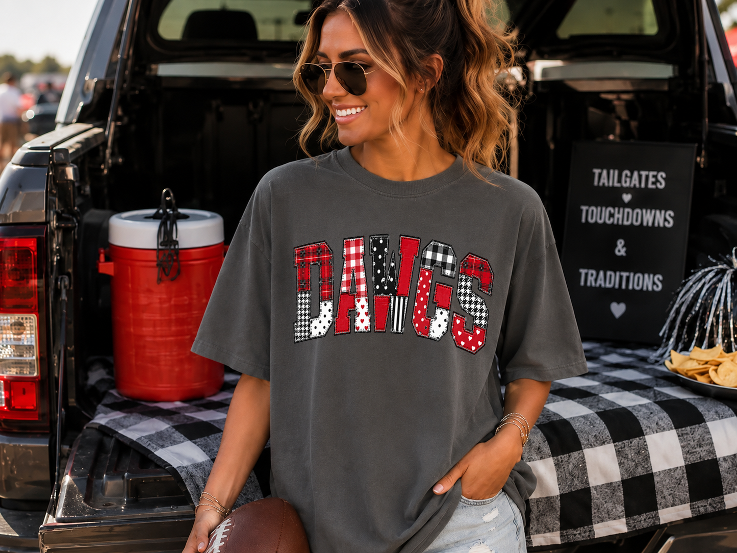 Patchwork Dawgs - DTF Transfer - Flash Grab Friday