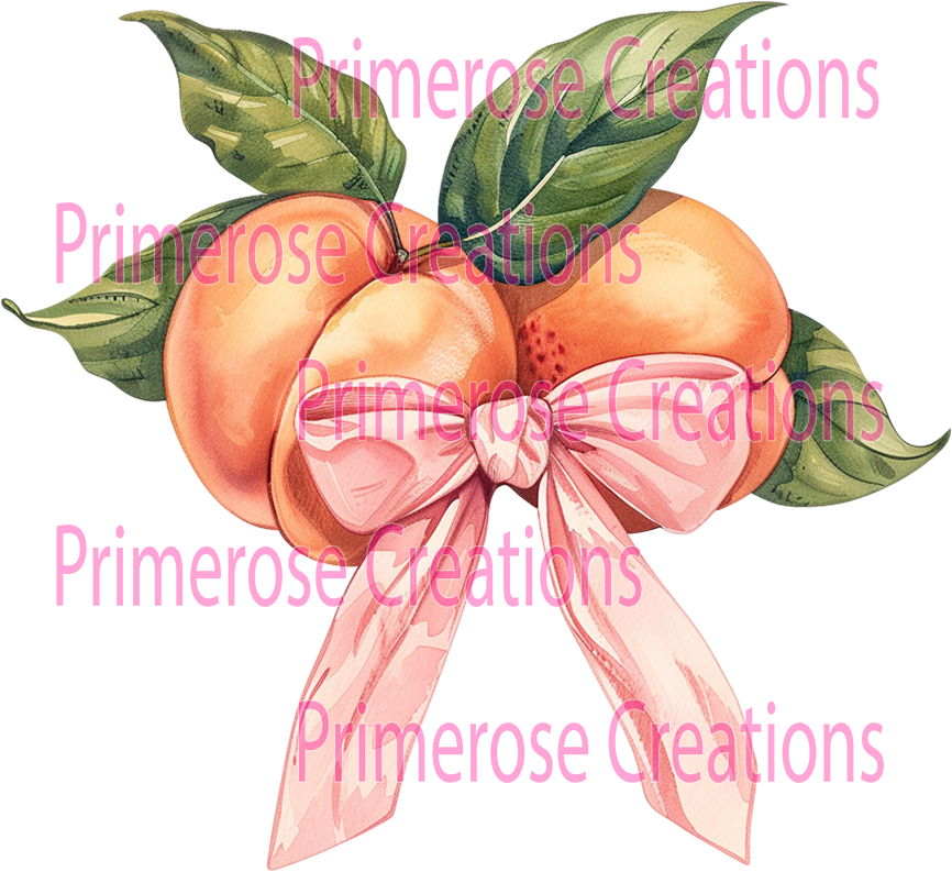 Peaches Coquette Bow Pocket