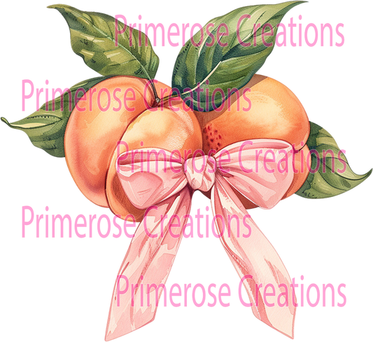 Peaches Coquette Bow Pocket