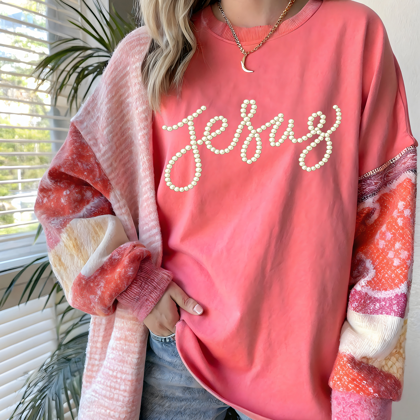 Pearl Jesus - Full Color DTF Transfer - RTS