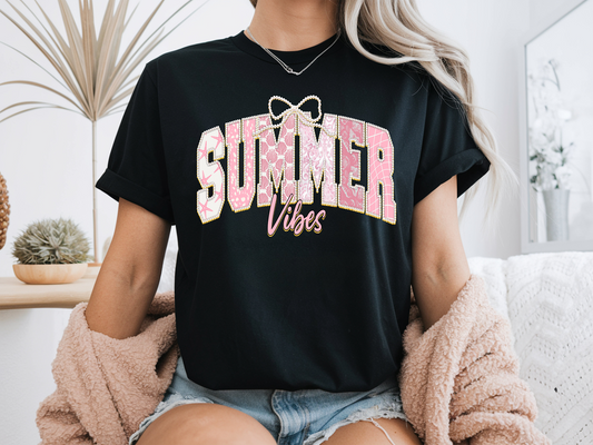 Pearl Summer Vibes - Full Color - DTF Transfer - 2-5 Business Days